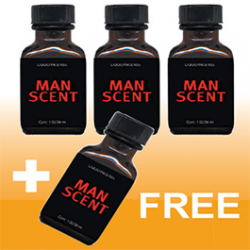 4X Manscent Retro - 25ml - BESTprice Poppers